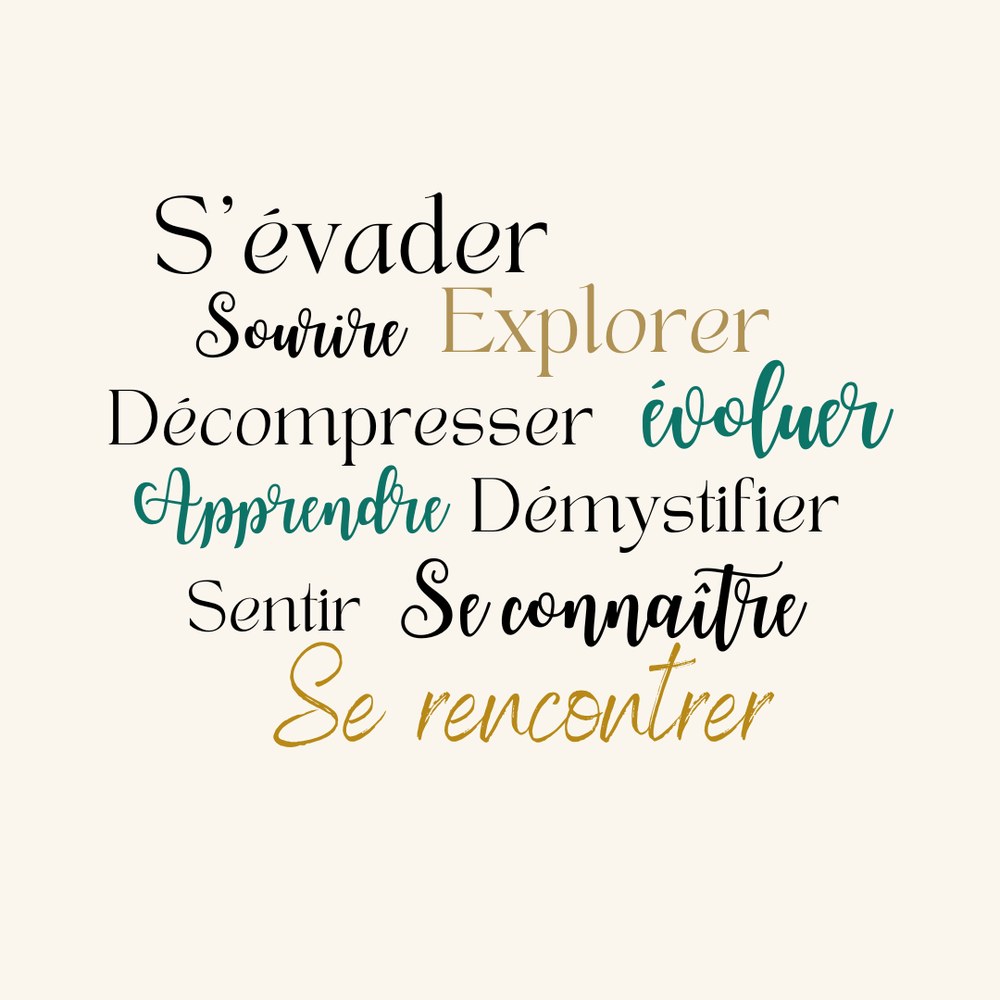 S'évader, explorer, décompresser, se connaître